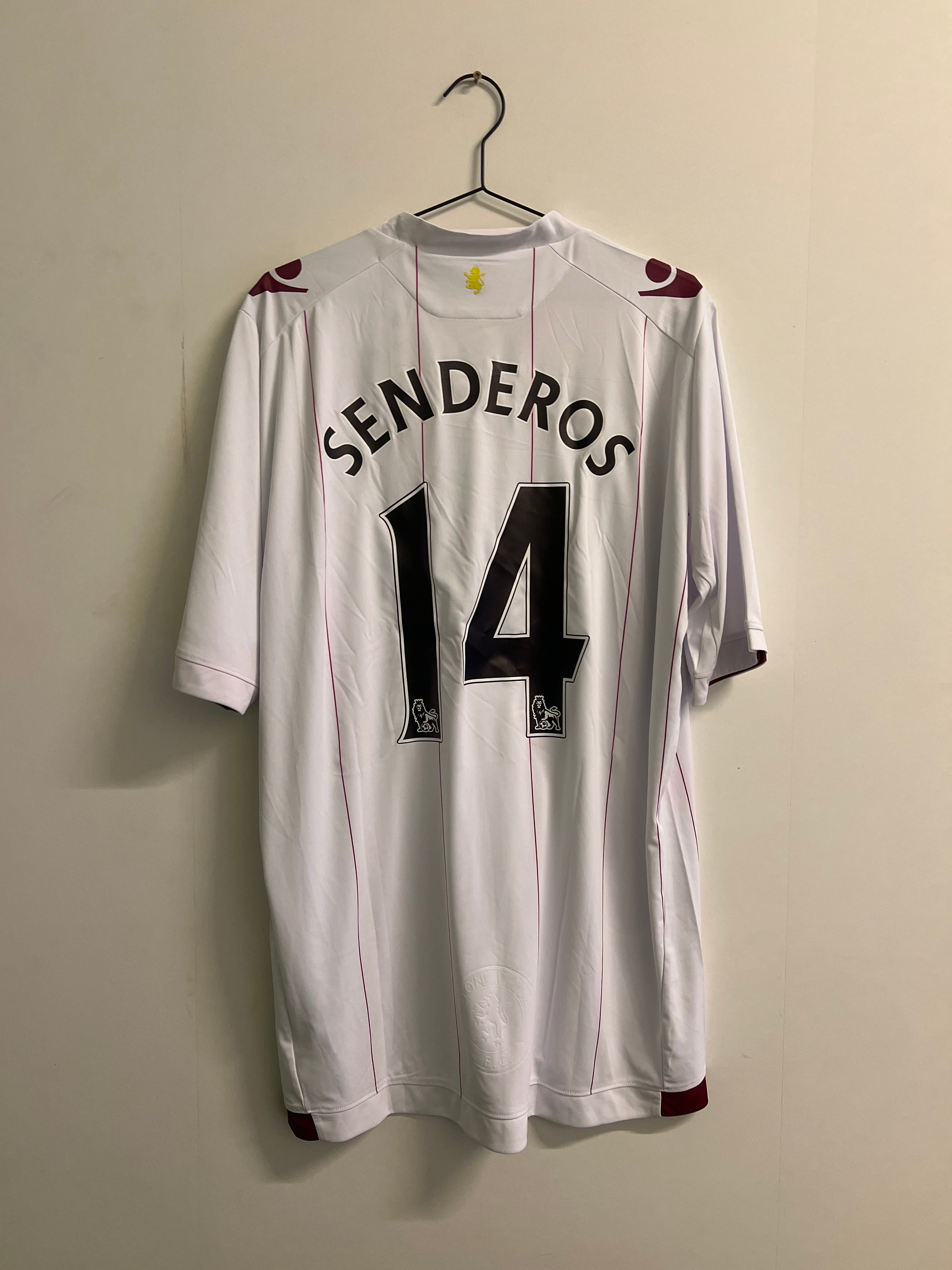 Aston Villa 2014/15 borte #14 Senderos (XXXL)