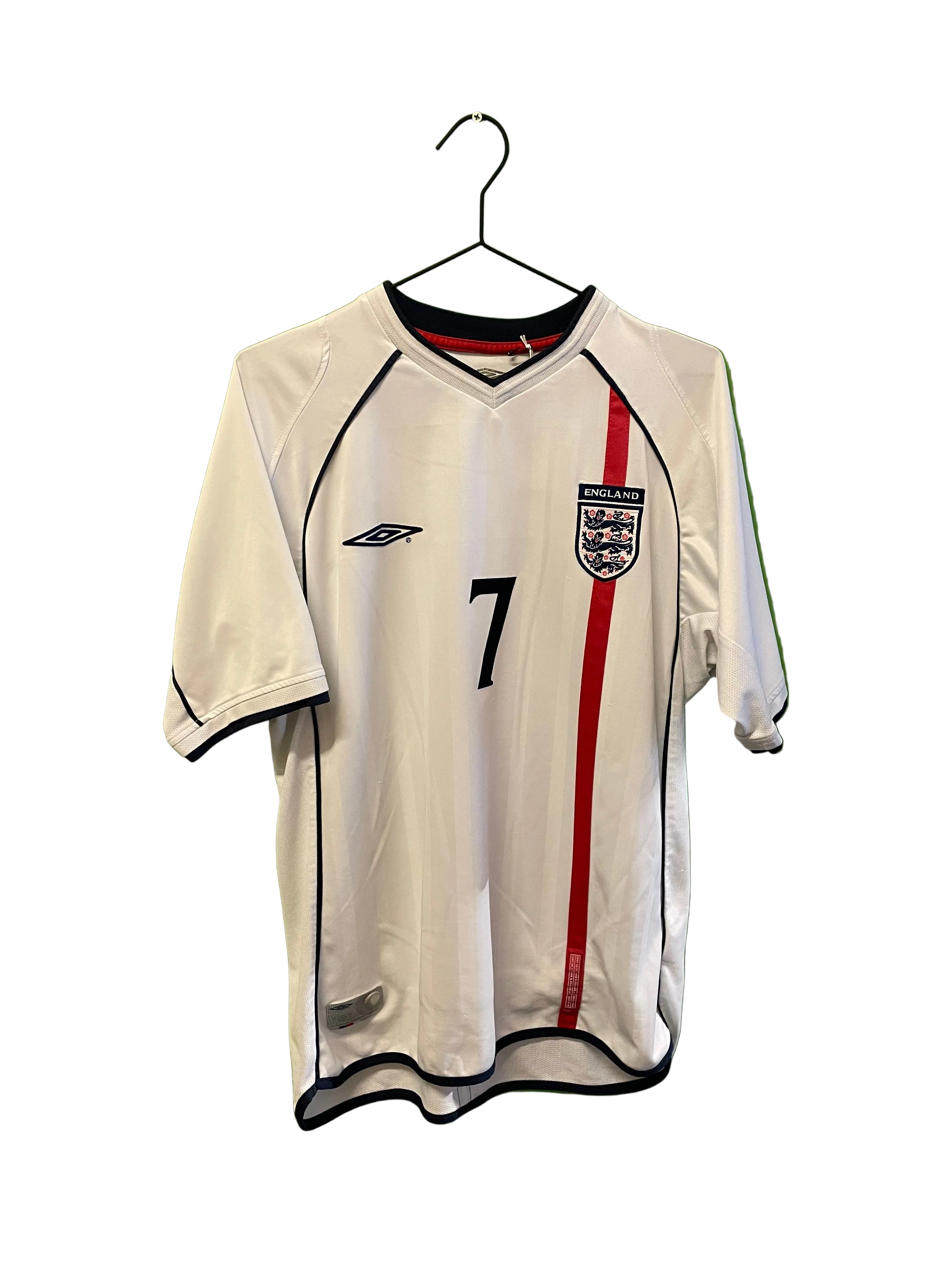 England 2002 #7 Beckham (L)