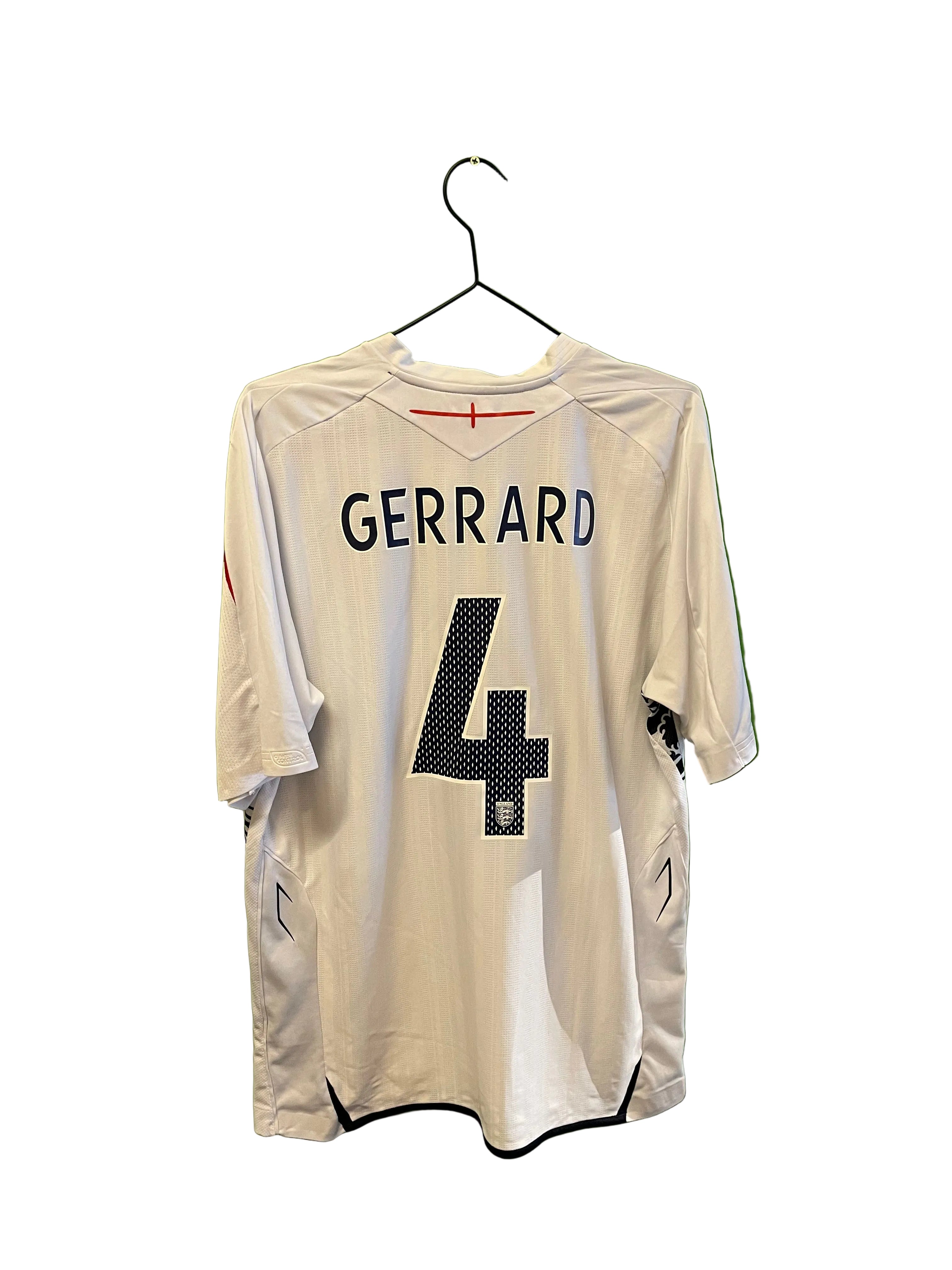 England 2007-09 #4 Gerrard (L)