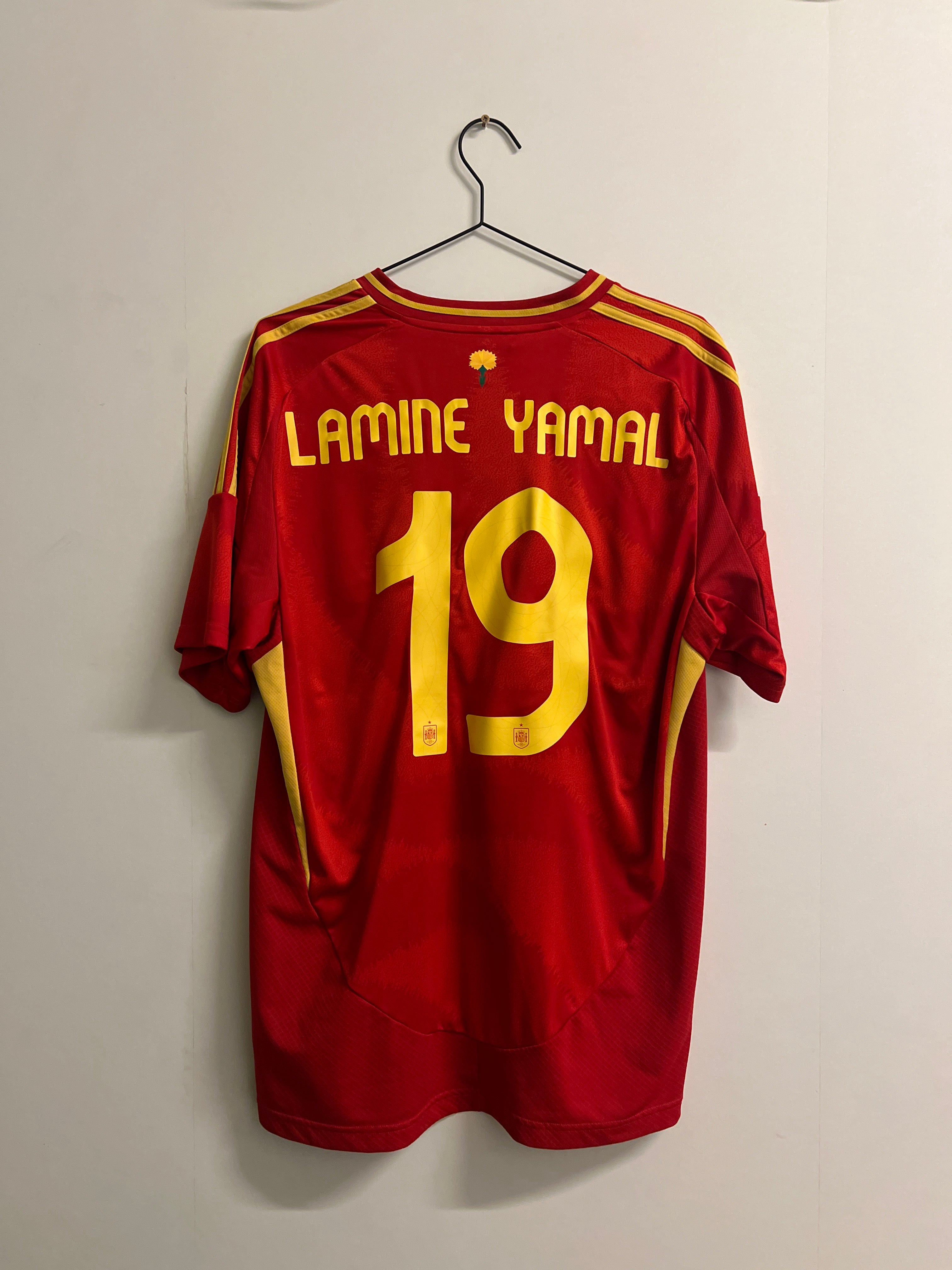 Spania 2024/25 hjemme #19 Lamine Yamal (XL)