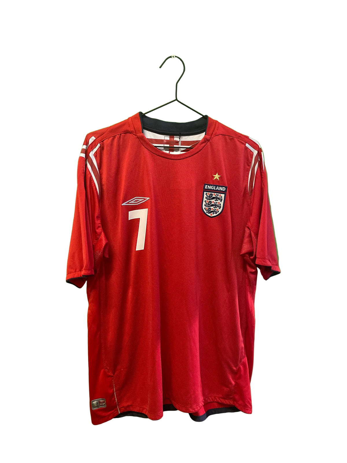 England borte 2004/06 #7 Beckham (L)