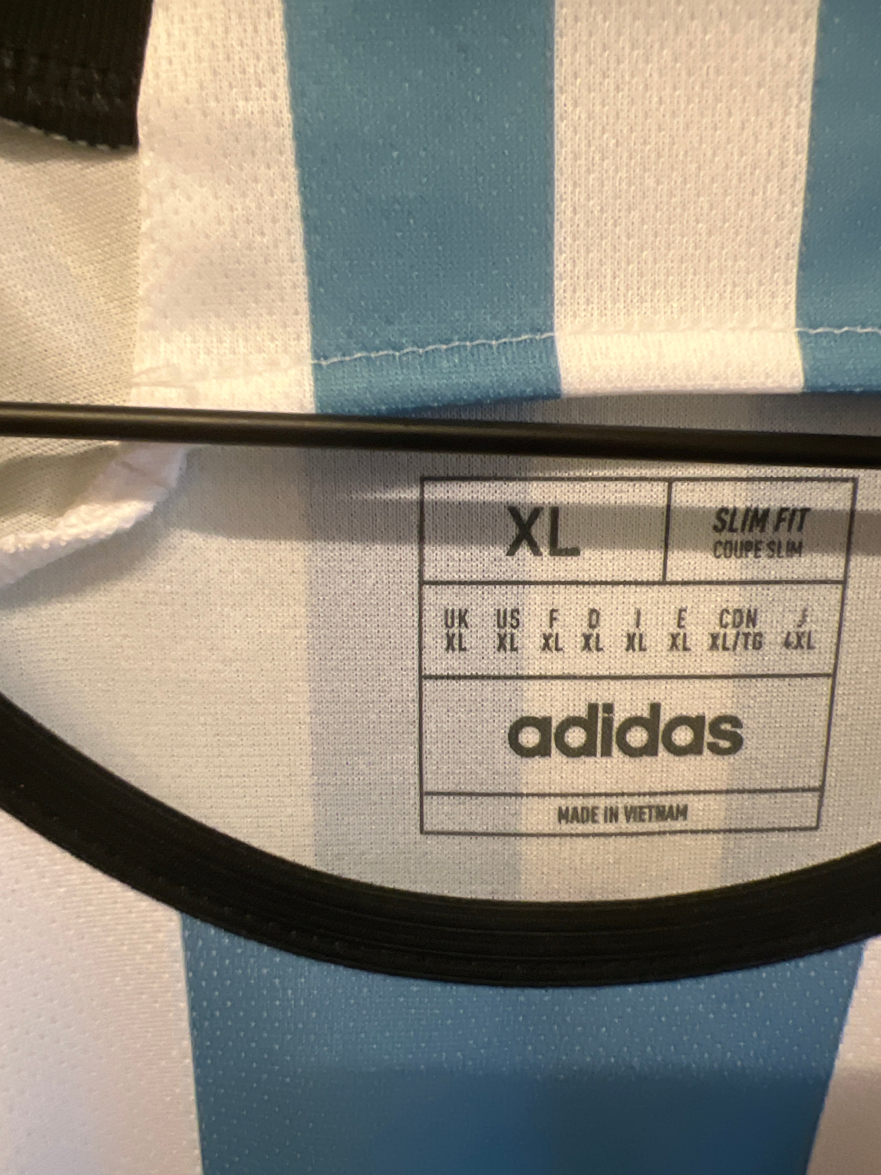 Argentina hjemme #10 Messi 2022/23 (XL)