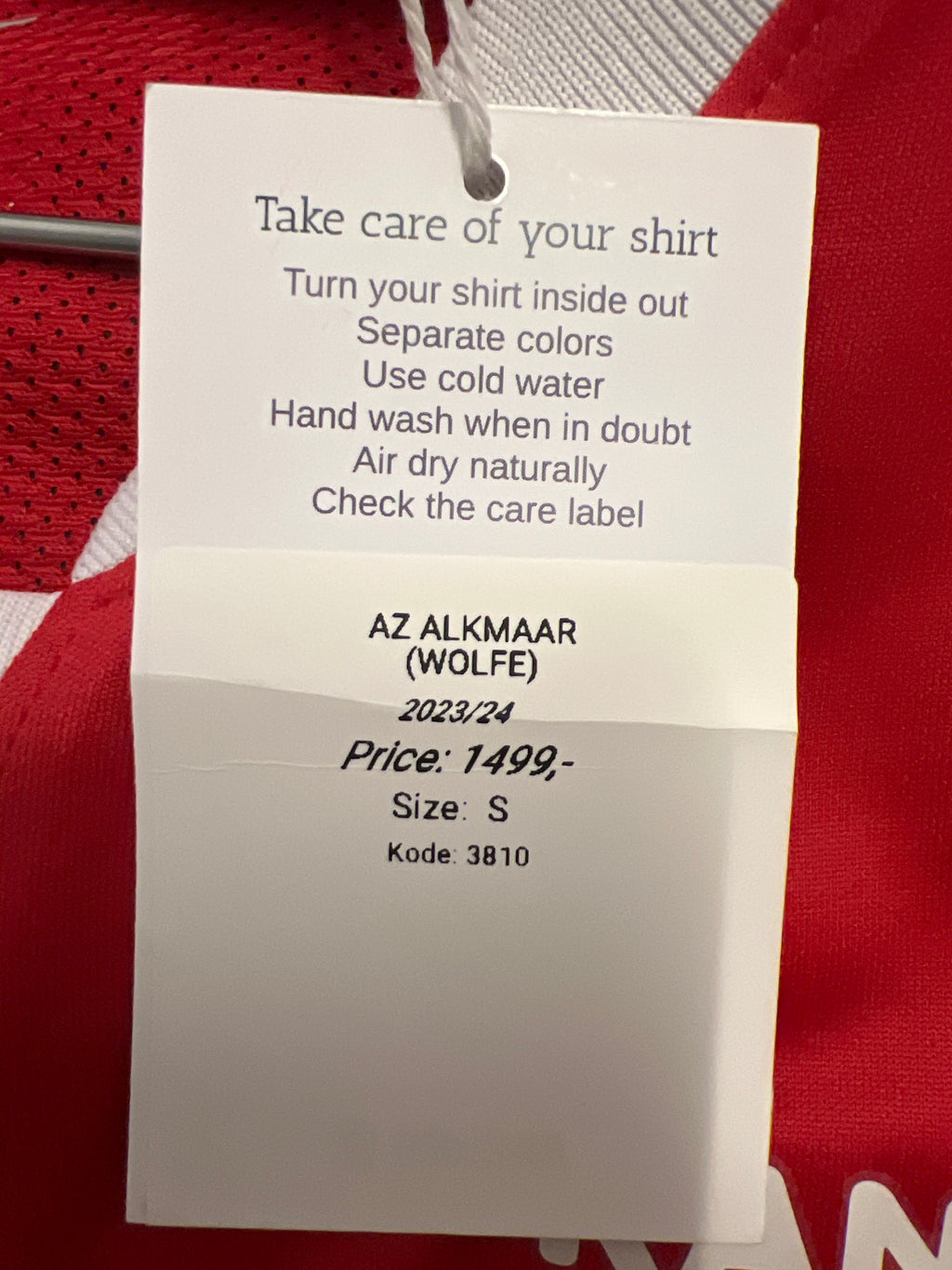 AZ Alkmaar 2023/24 hjemme #18 Møller Wolfe (S)