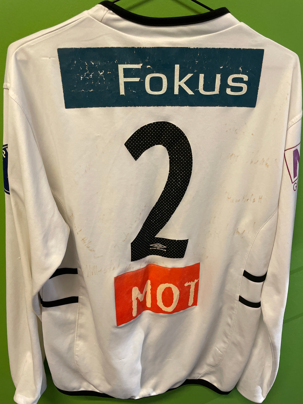 Sogndal 2001/03 #2 Rune Buer Johansen (M) Signeringer på ryggen (Muligens kampbrukt)