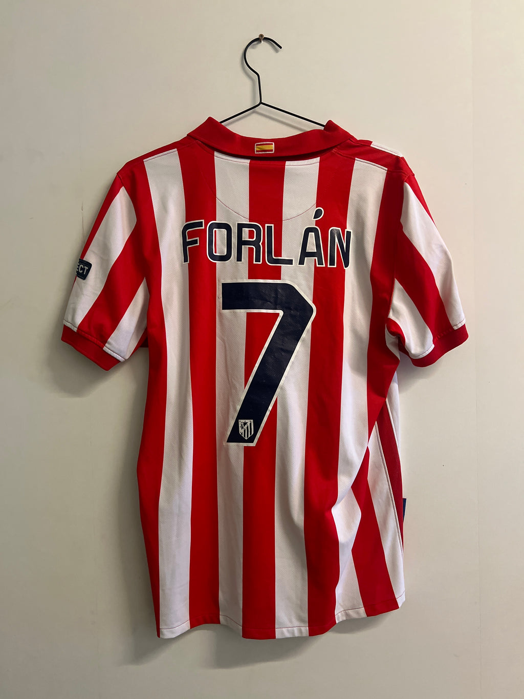 Atlético Madrid 2009/10 hjemme #7 Forlan (L)