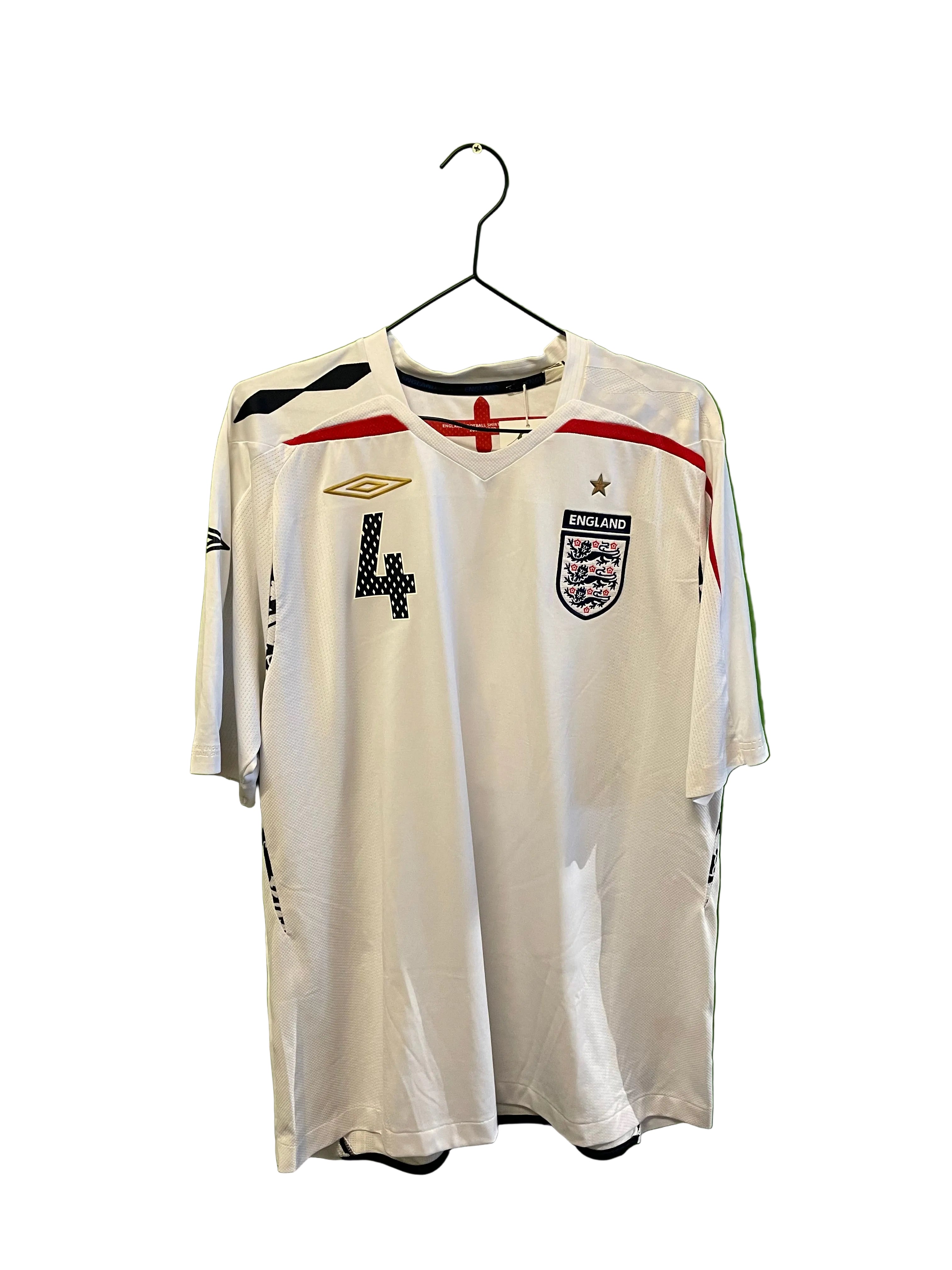 England 2007-09 #4 Gerrard (L)