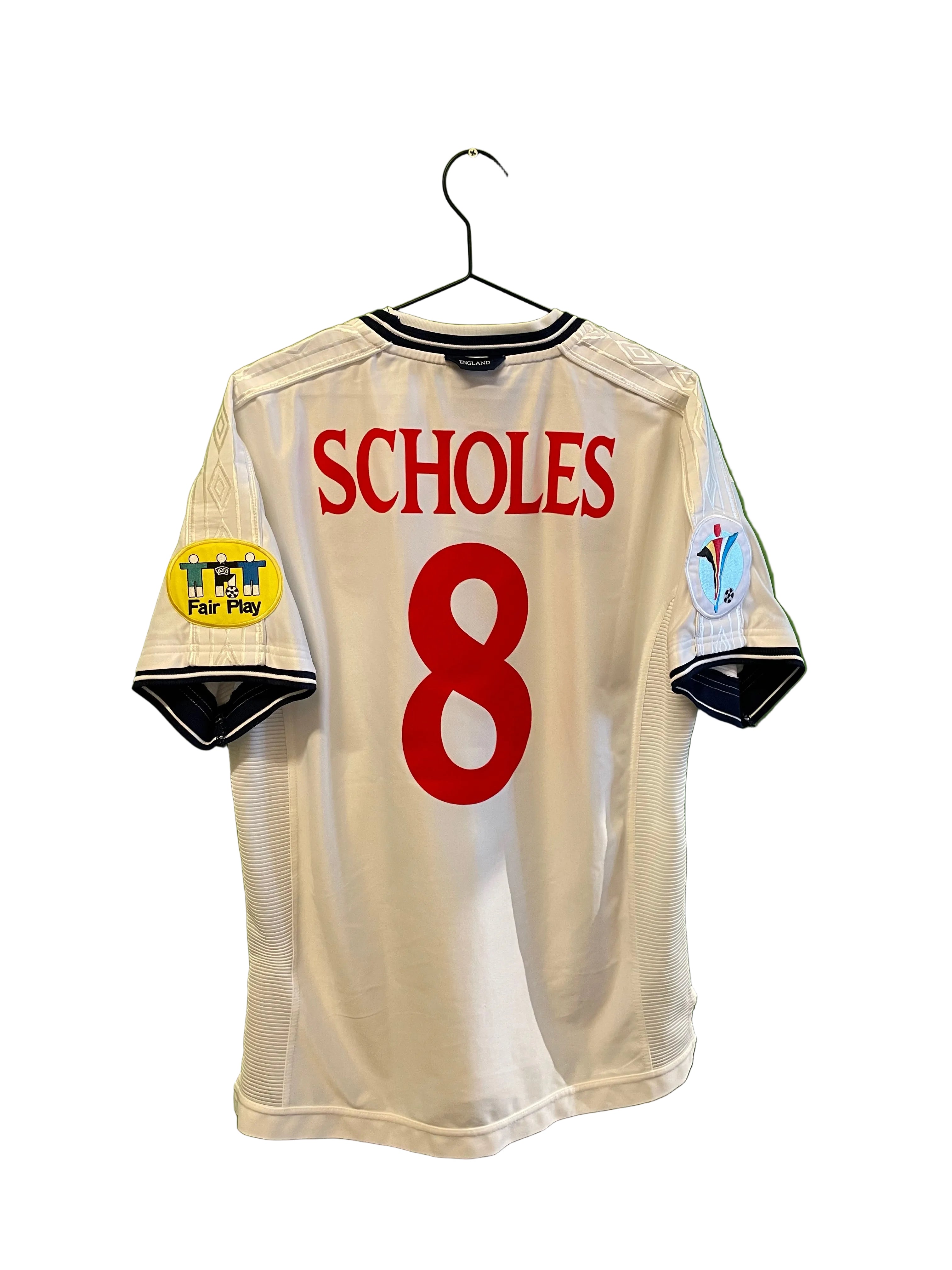England 2002 #8 Scholes (L)