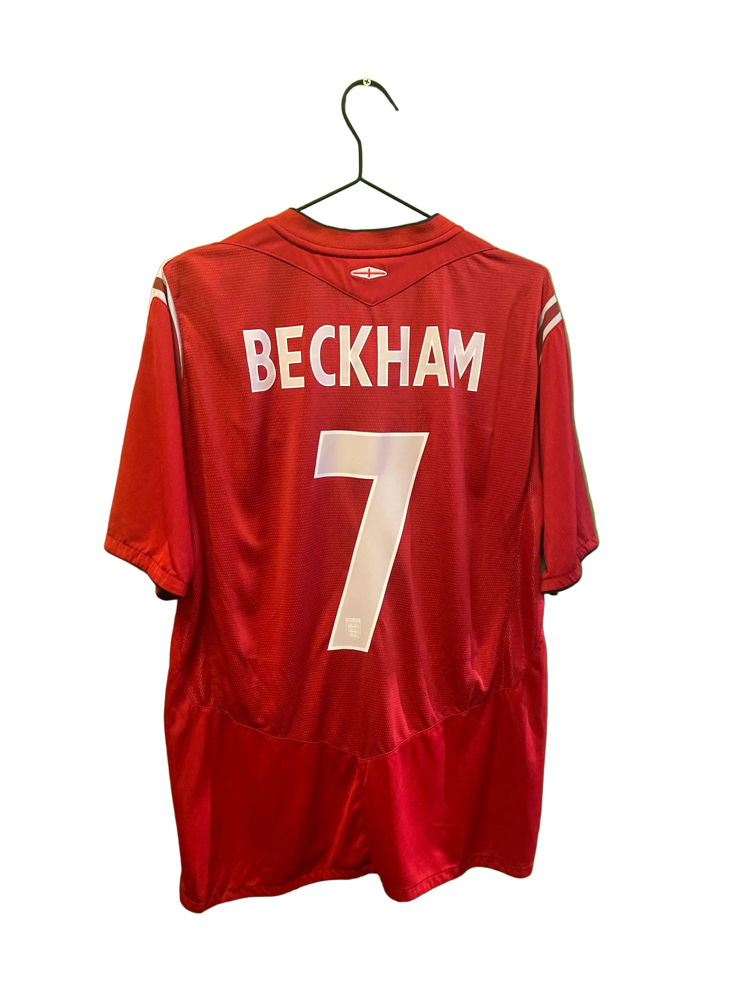 England borte 2004/06 #7 Beckham (L)
