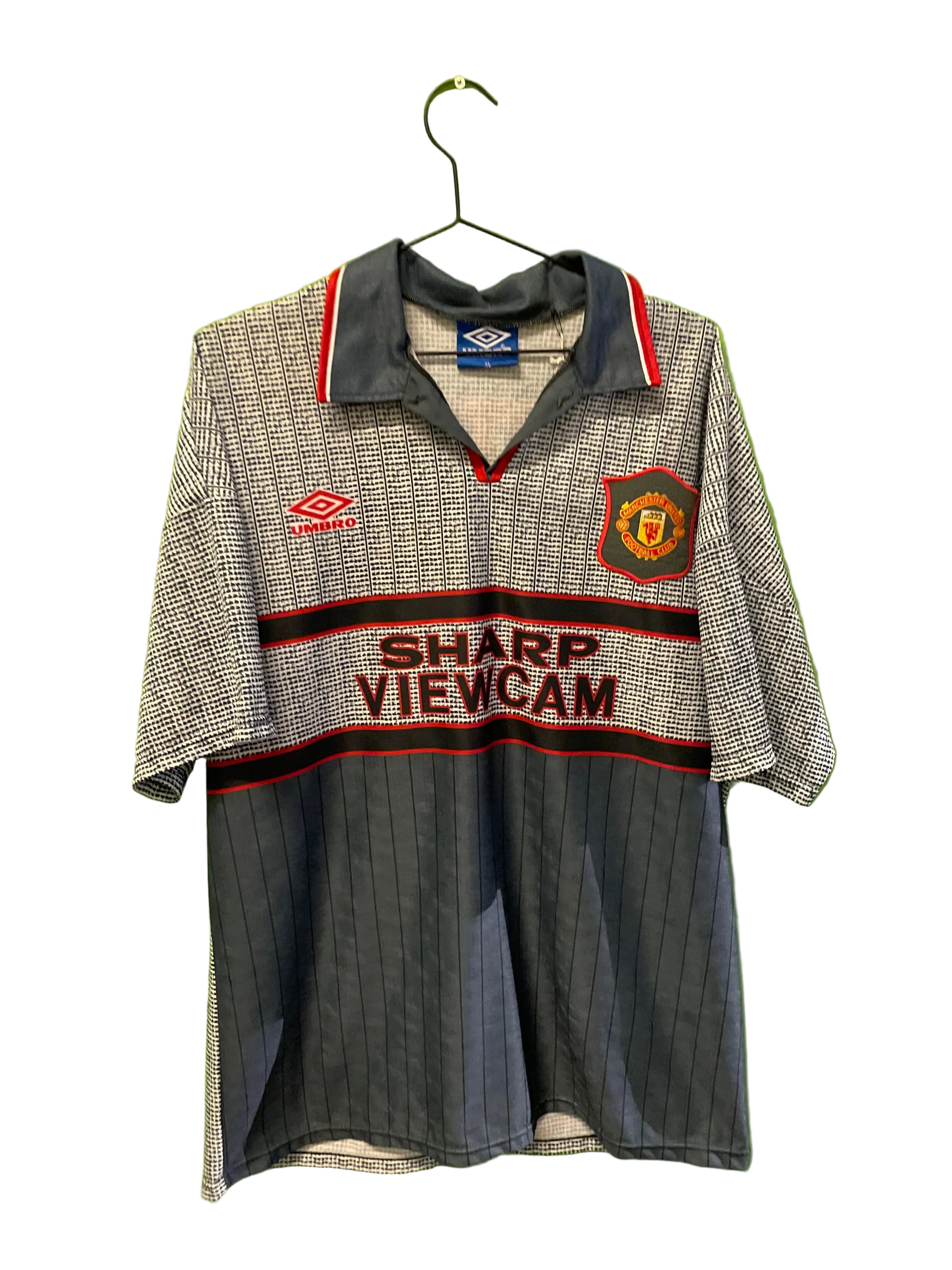 Man Utd 1995/96 borte #7 Cantona (XL)