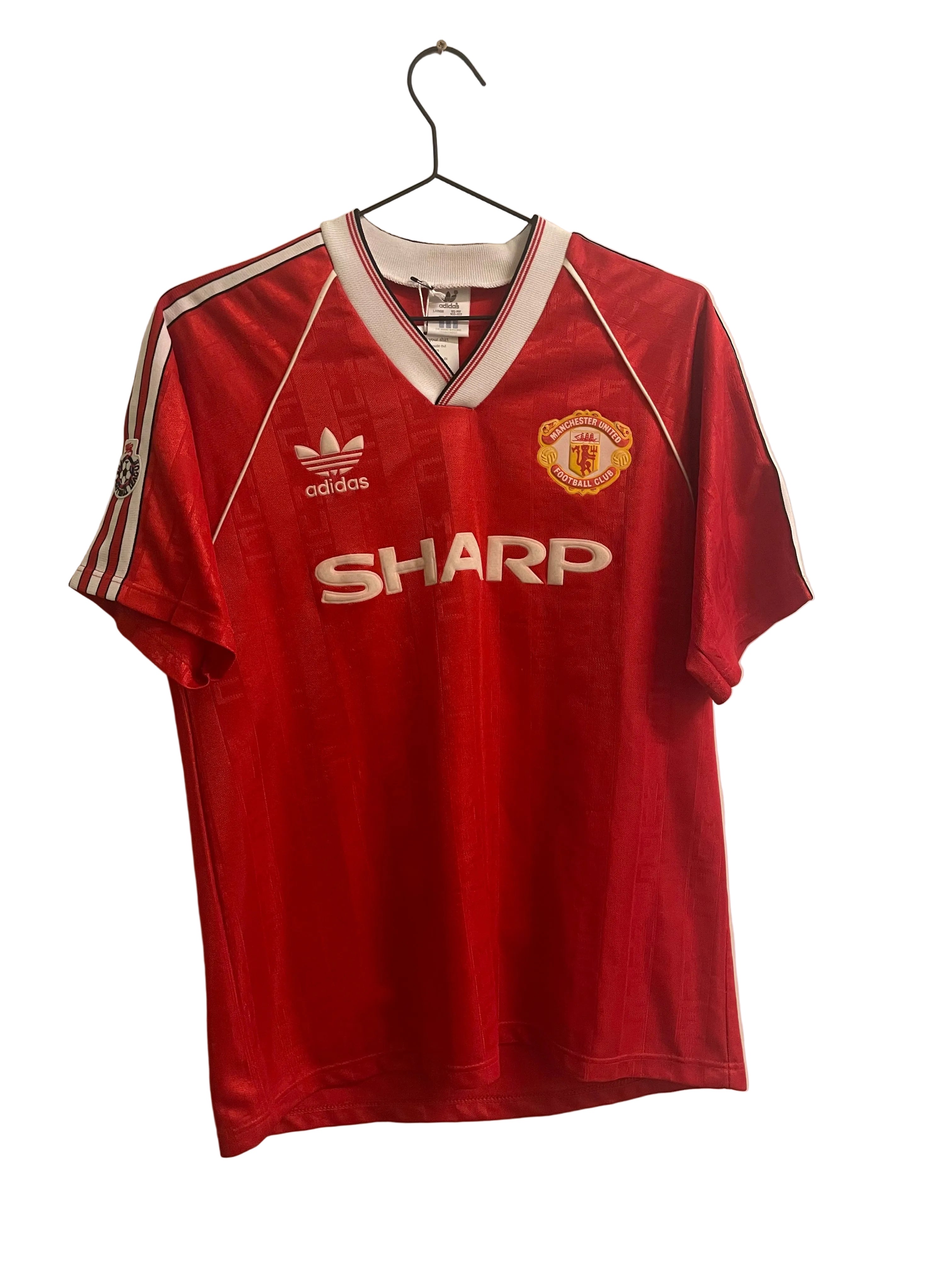Man utd 1988/90 hjemme #9 McClair (S/XS)