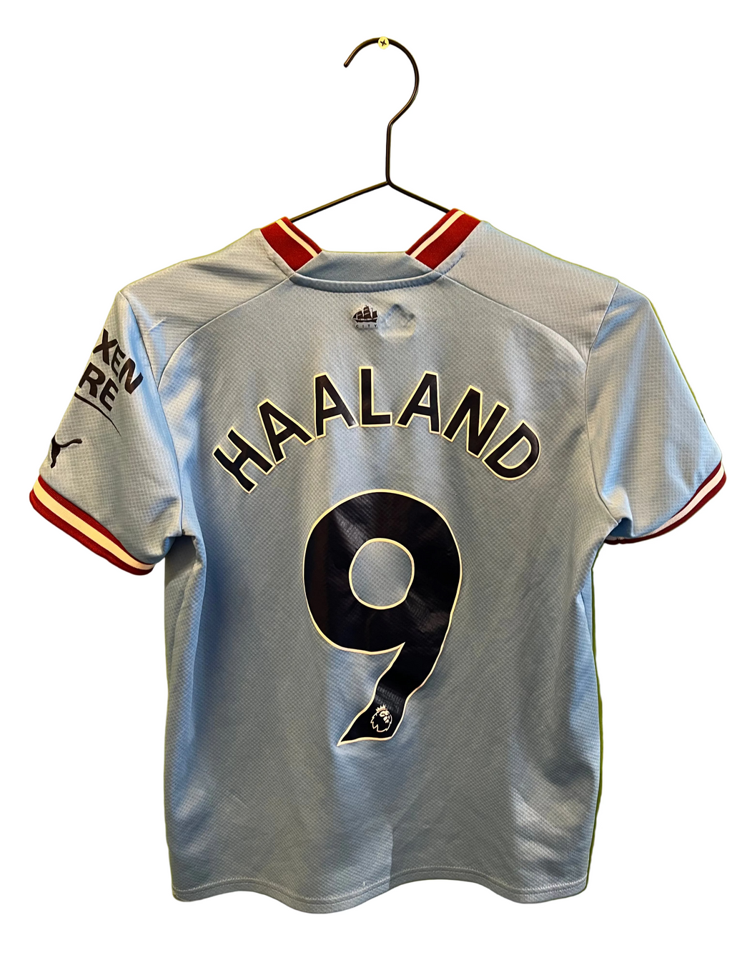 Man City hjemme 2022/23 #9 Haaland (JR 12-14 år)