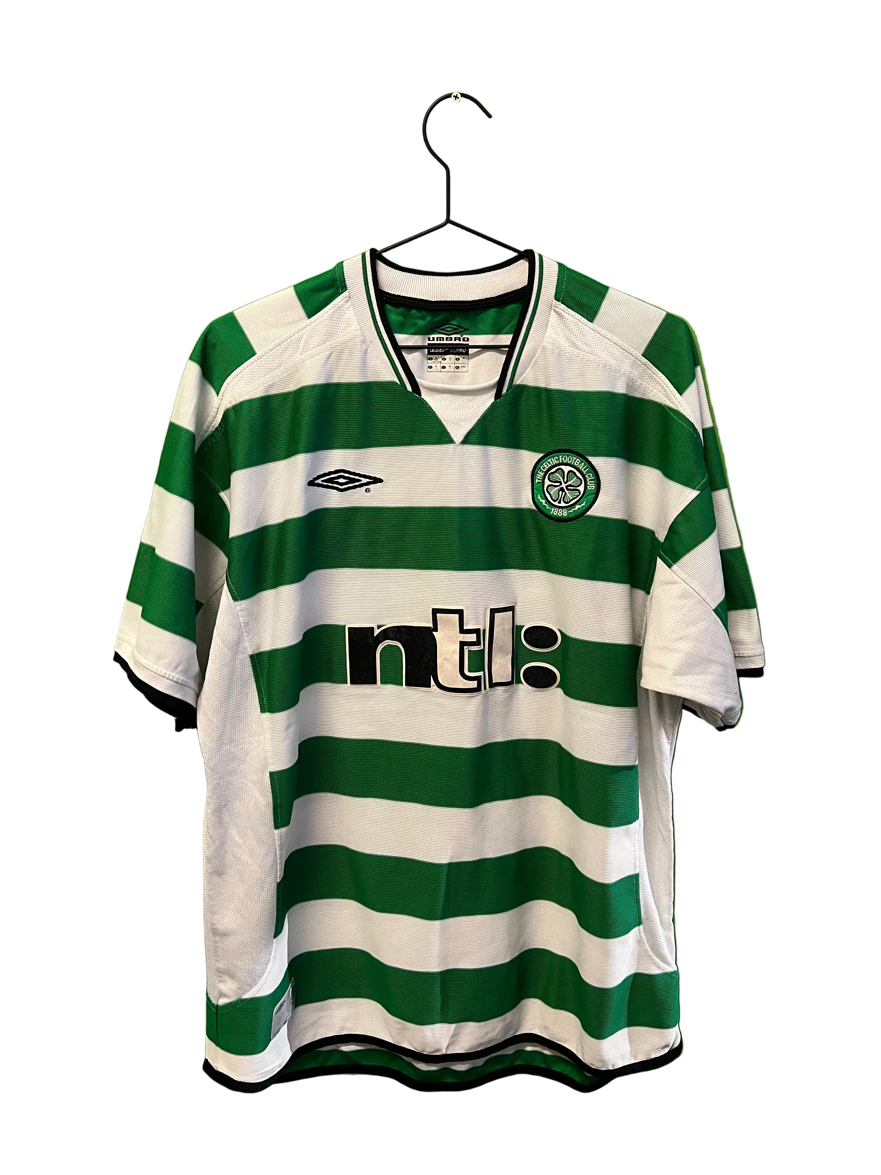 Celtic 2001-03 hjemme #7 Larsson (XL)