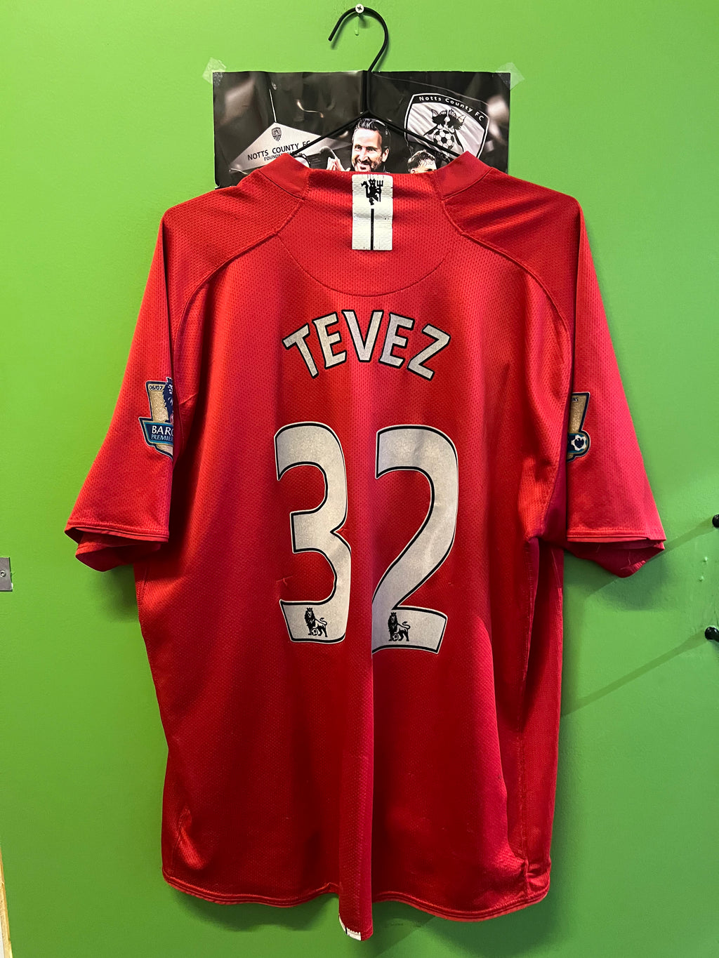 Man Utd 2007-09 hjemme #32 Tevez (3XL)